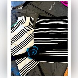 WHBM Skirt/Top Set - with Floral Belt - Size 8